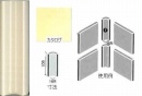 SP-222/82 半磁器タイル　36角　中竹入丸